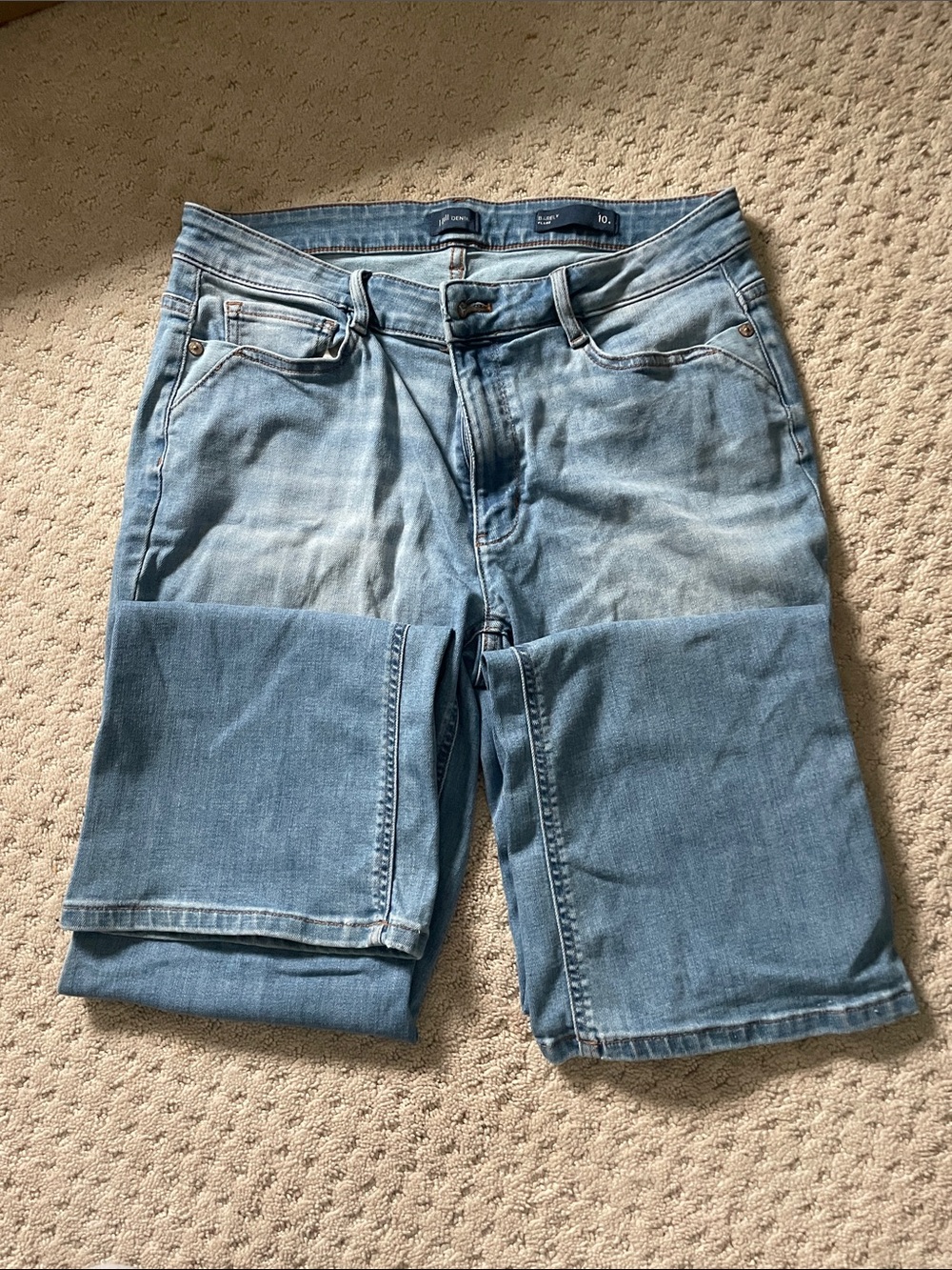 J. Jill Light Blue Wide Leg Jeans